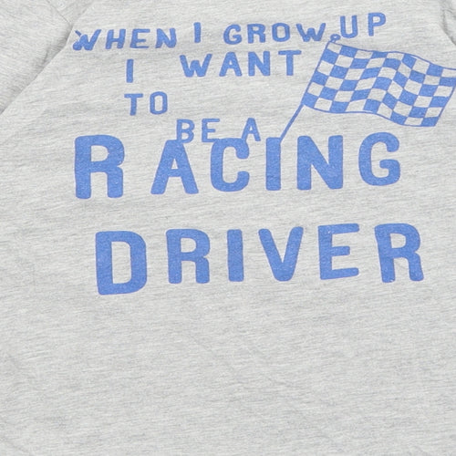 NEXT Boys Green   Basic T-Shirt Size 4-5 Years  - F1 Race Car