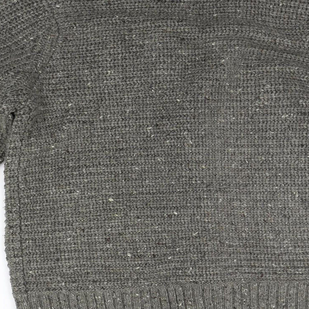NORTH COAST Mens Grey   Cardigan Jumper Size M