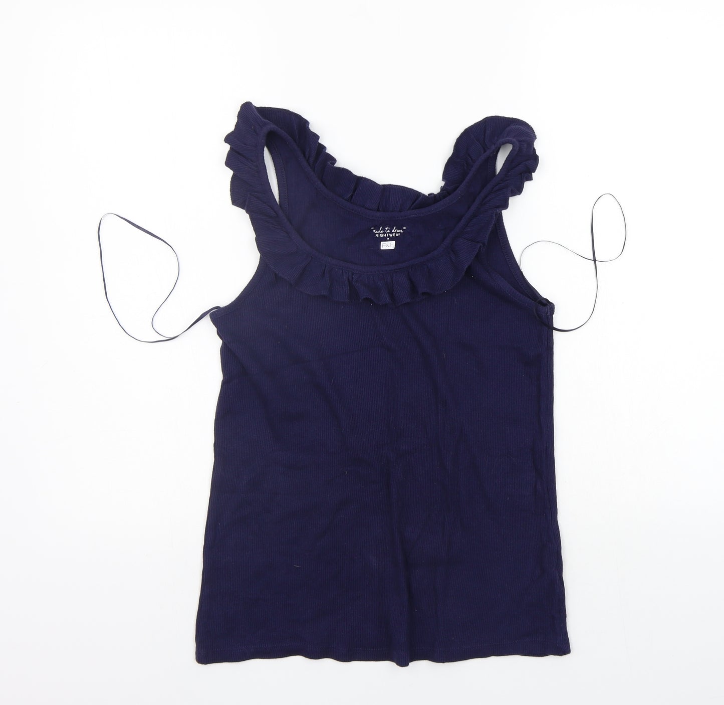 F&F Womens Blue   Basic Tank Size 10