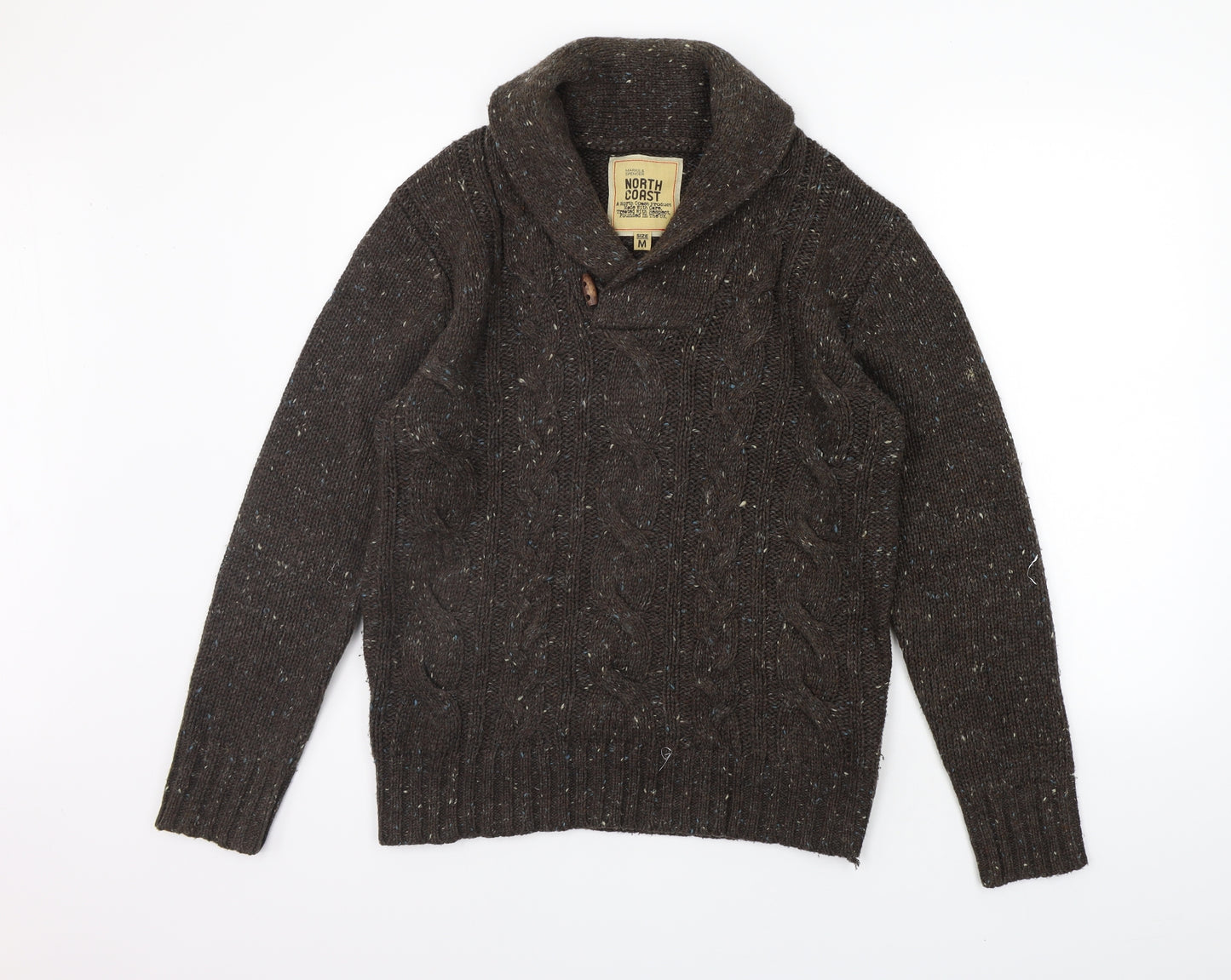 NORTH COAST Mens Brown   Pullover Jumper Size M