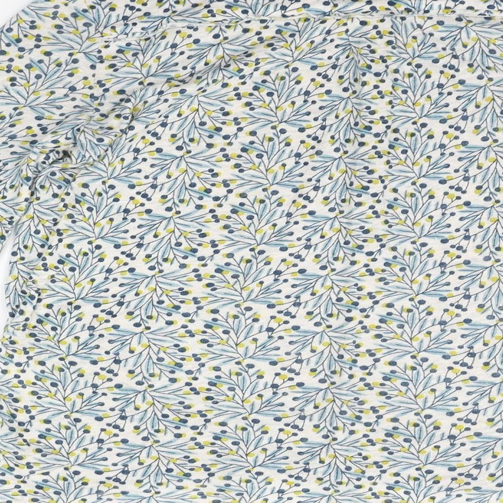 White Stuff Womens White Floral  Pullover Jumper Size 10