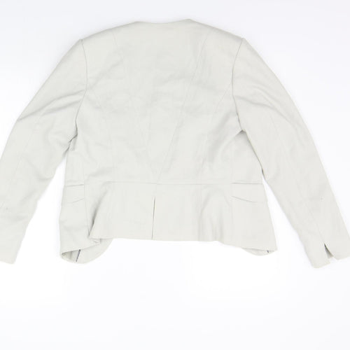 H&M Womens Beige   Jacket Blazer Size 10  - washable mark