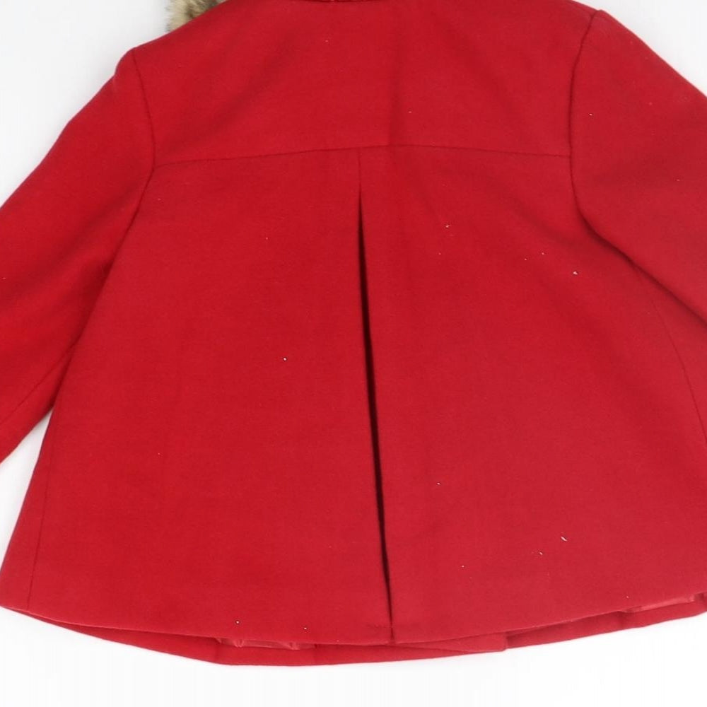FRED & FLO Girls Red   Jacket  Size 9-12 Months