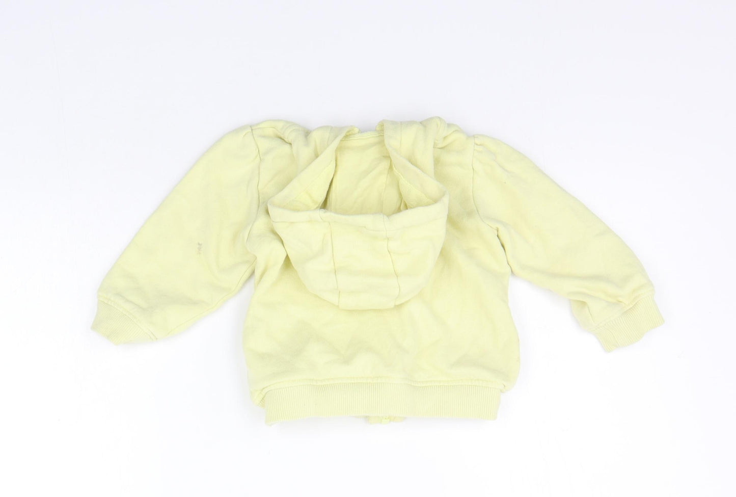NEXT Girls Yellow   Full Zip Jumper Size 12-18 Months