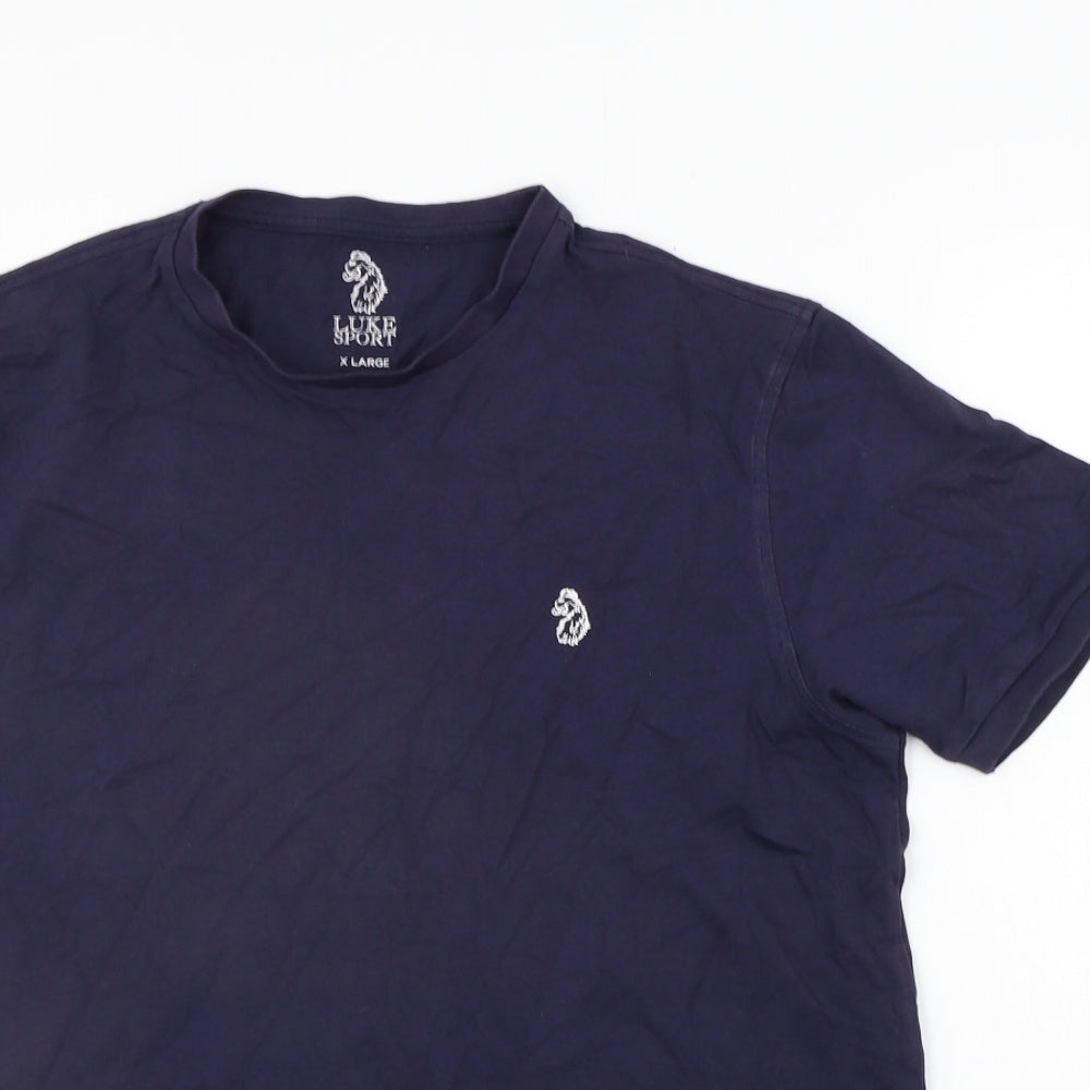 Luke Mens Blue    T-Shirt Size XL