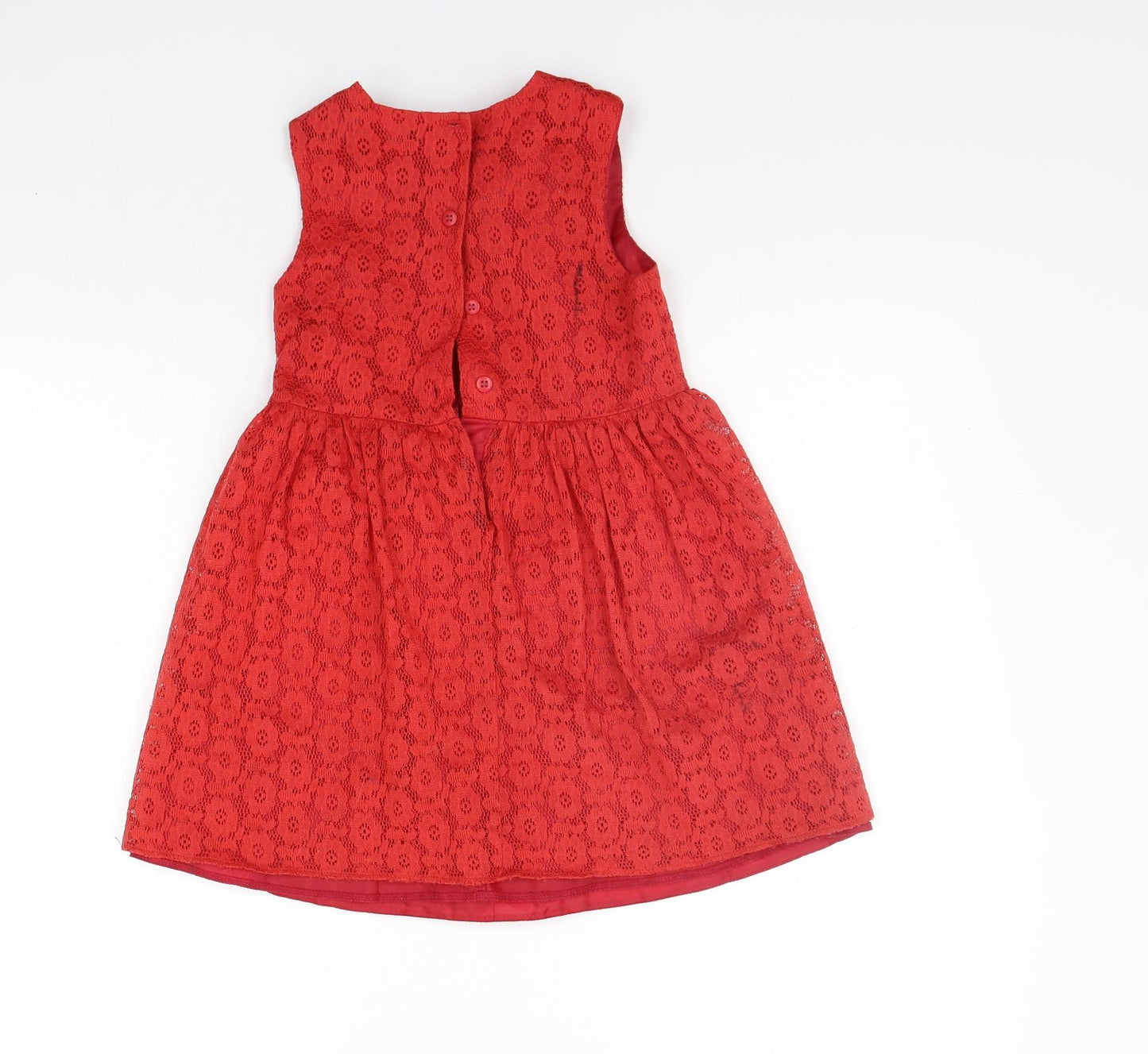 George Girls Red   A-Line  Size 5-6 Years