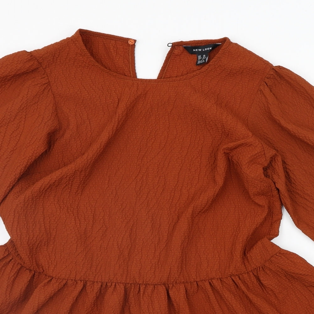 New Look Womens Brown   A-Line  Size 10
