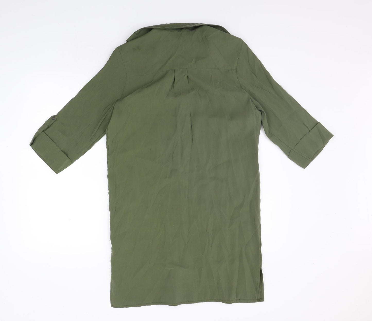 Primark Womens Green   Shirt Dress  Size 8
