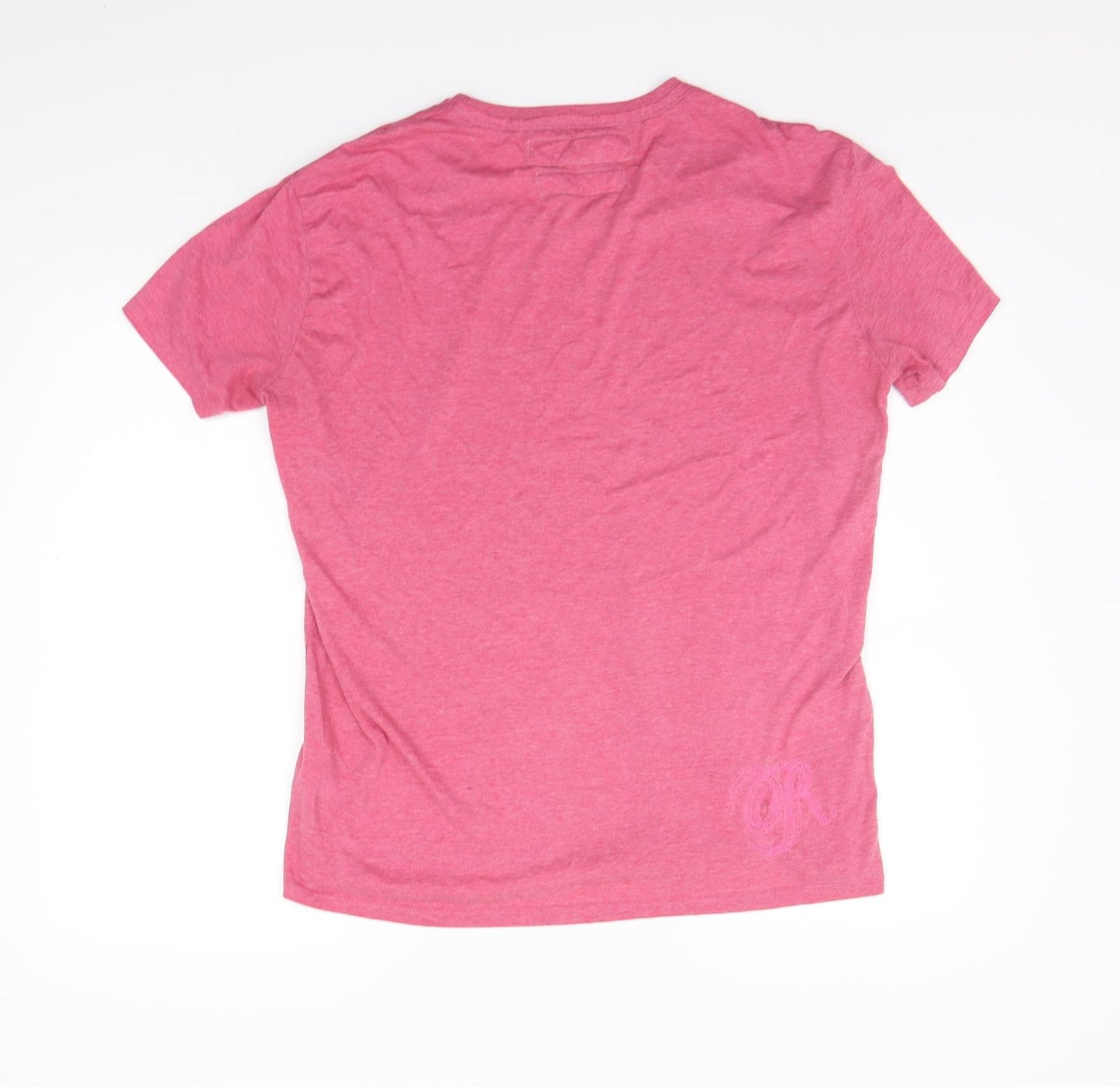 Replay Womens Pink   Basic T-Shirt Size L