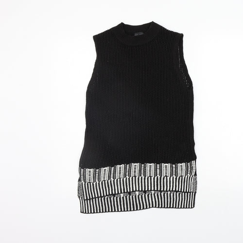 Topshop Womens Black   Jumper Dress  Size 8