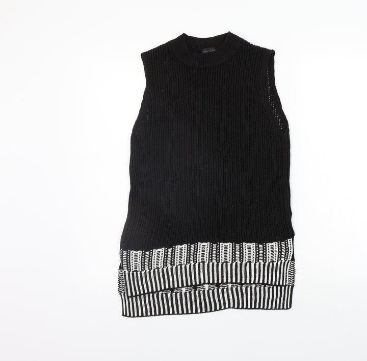 Topshop Womens Black   Jumper Dress  Size 8