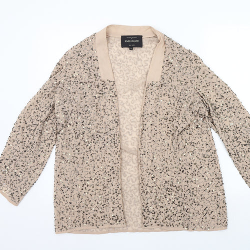 River Island Womens Beige   Cardigan Jumper Size 12