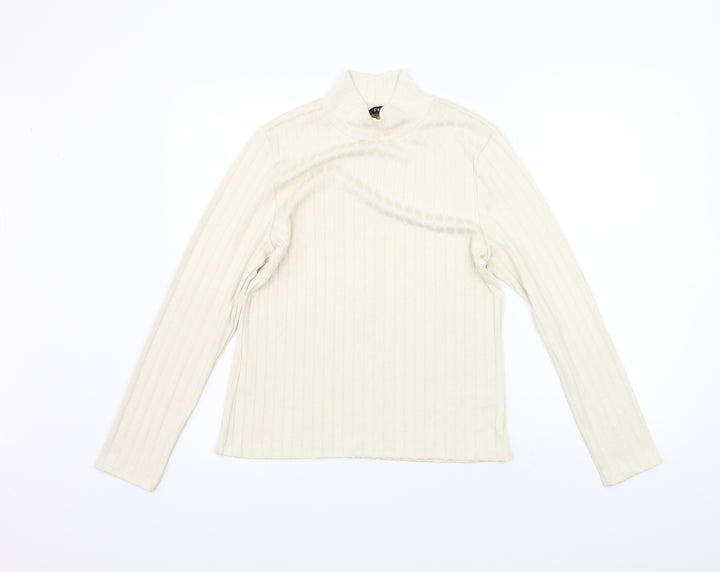 F&F Womens Beige Pullover Jumper Size 12