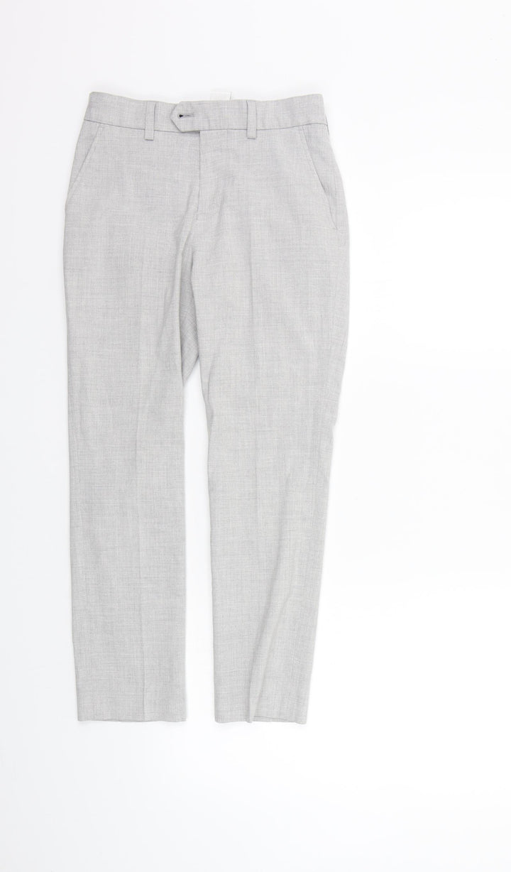 George Girls Grey Chino Trousers Size 10 Years