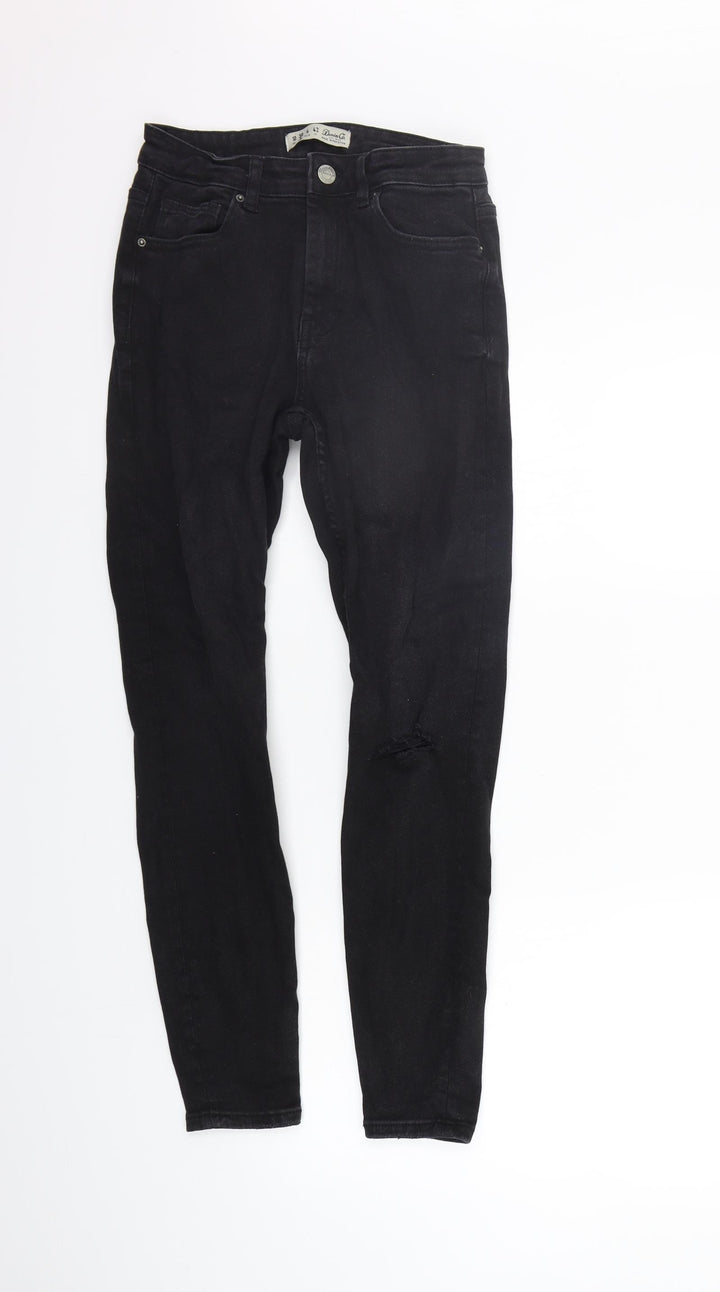 deniem co Womens Black   Skinny Jeans Size 10 L26 in