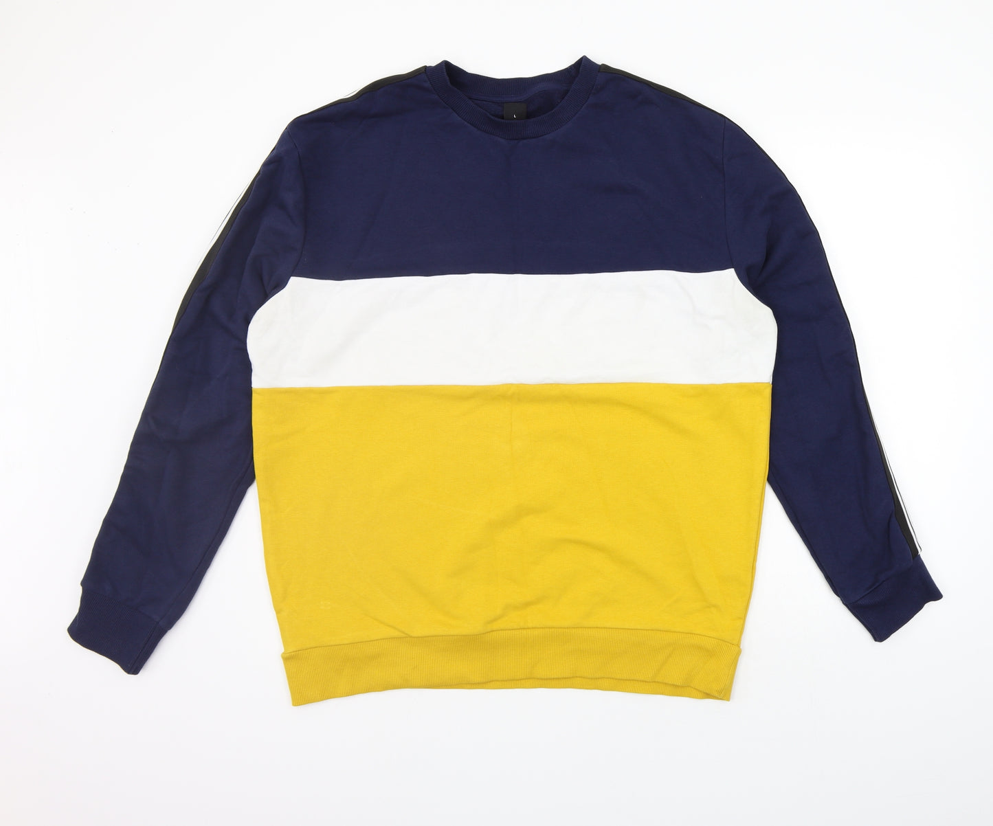 New Look Mens Yellow   Pullover Jumper Size L