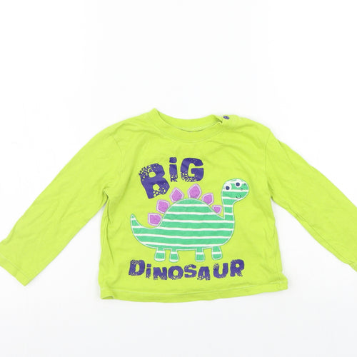 F&F Girls Green   Basic T-Shirt Size 12-18 Months