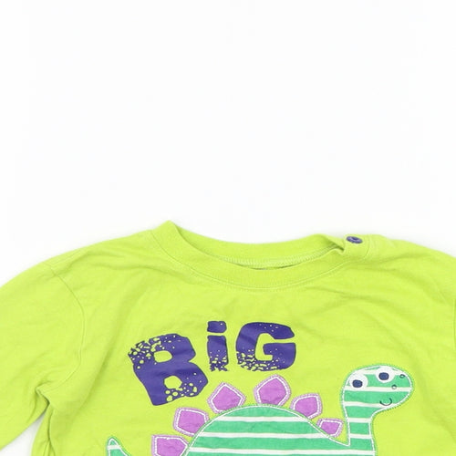 F&F Girls Green   Basic T-Shirt Size 12-18 Months