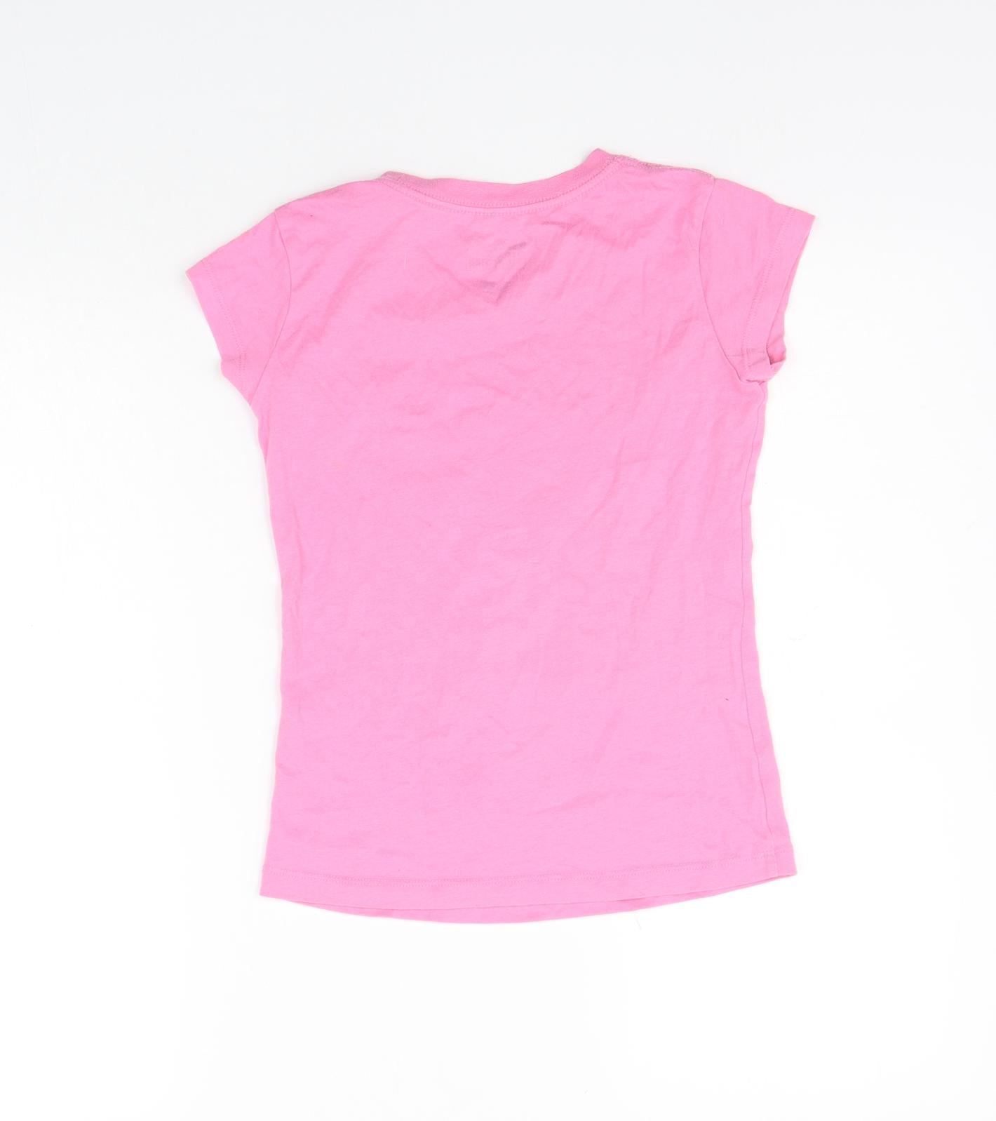 Converse Girls Pink   Basic T-Shirt Size 8-9 Years