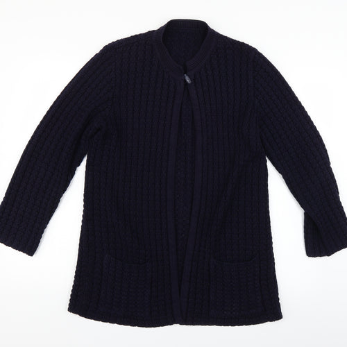 Preworn Womens Blue   Cardigan Jumper Size M