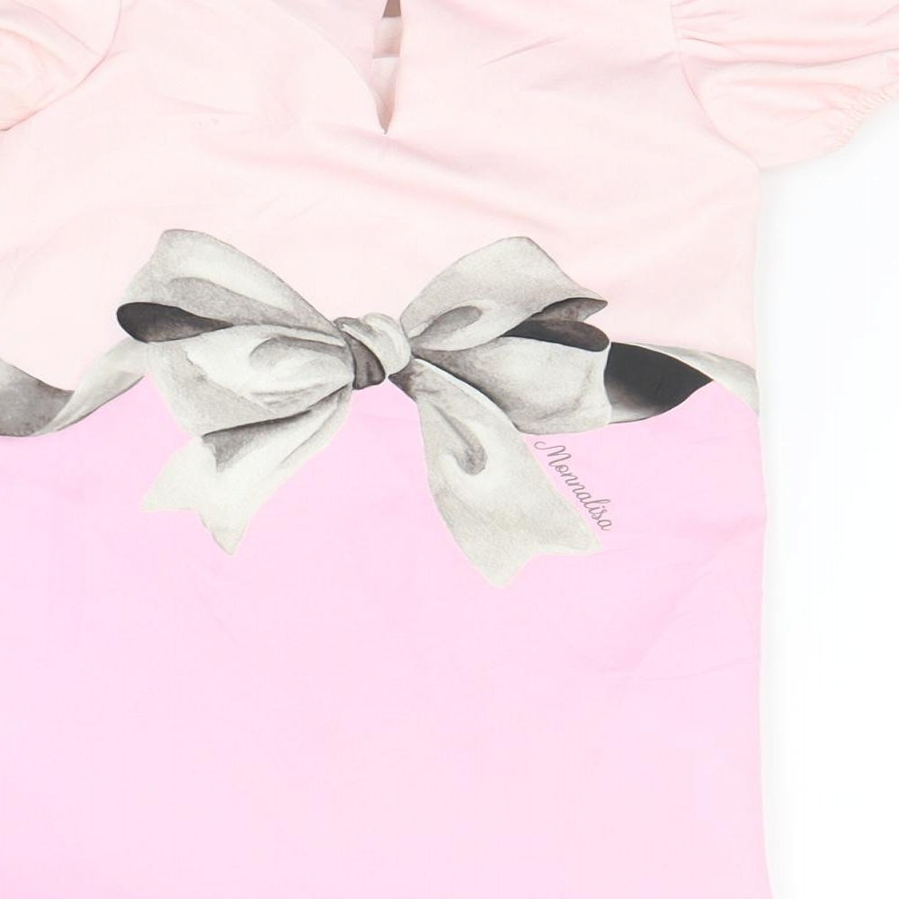 Monnalisa Girls Pink   A-Line  Size 2 Years  - Princess