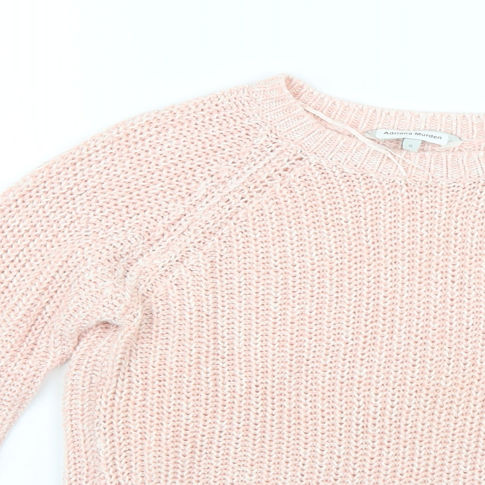 Peacocks Womens Pink   Pullover Jumper Size S