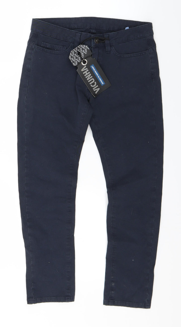 Vicunha Womens Blue Denim Capri Jeans Size 27 in L22 in