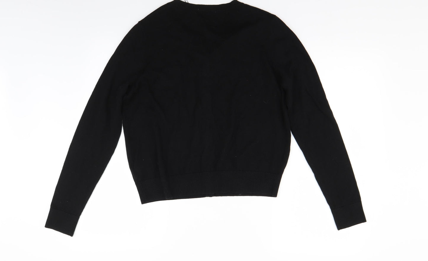 TU Womens Black  Knit Cardigan Jumper Size 14