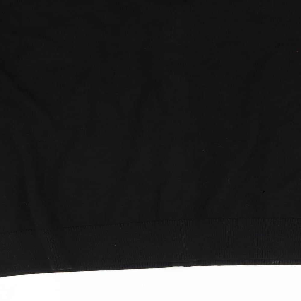 TU Womens Black  Knit Cardigan Jumper Size 14