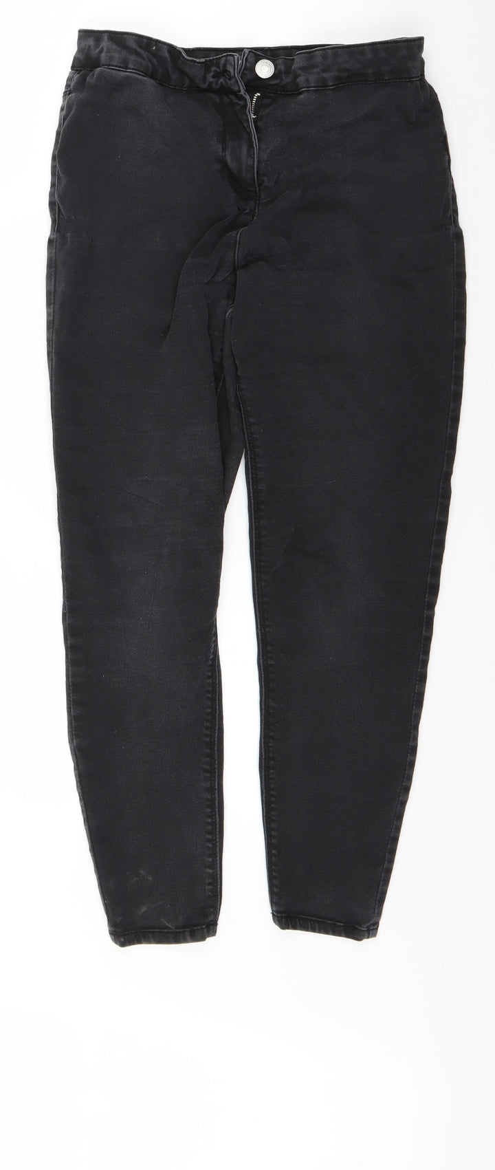 Papaya Womens Black Denim Skinny Jeans Size 12 L22 in