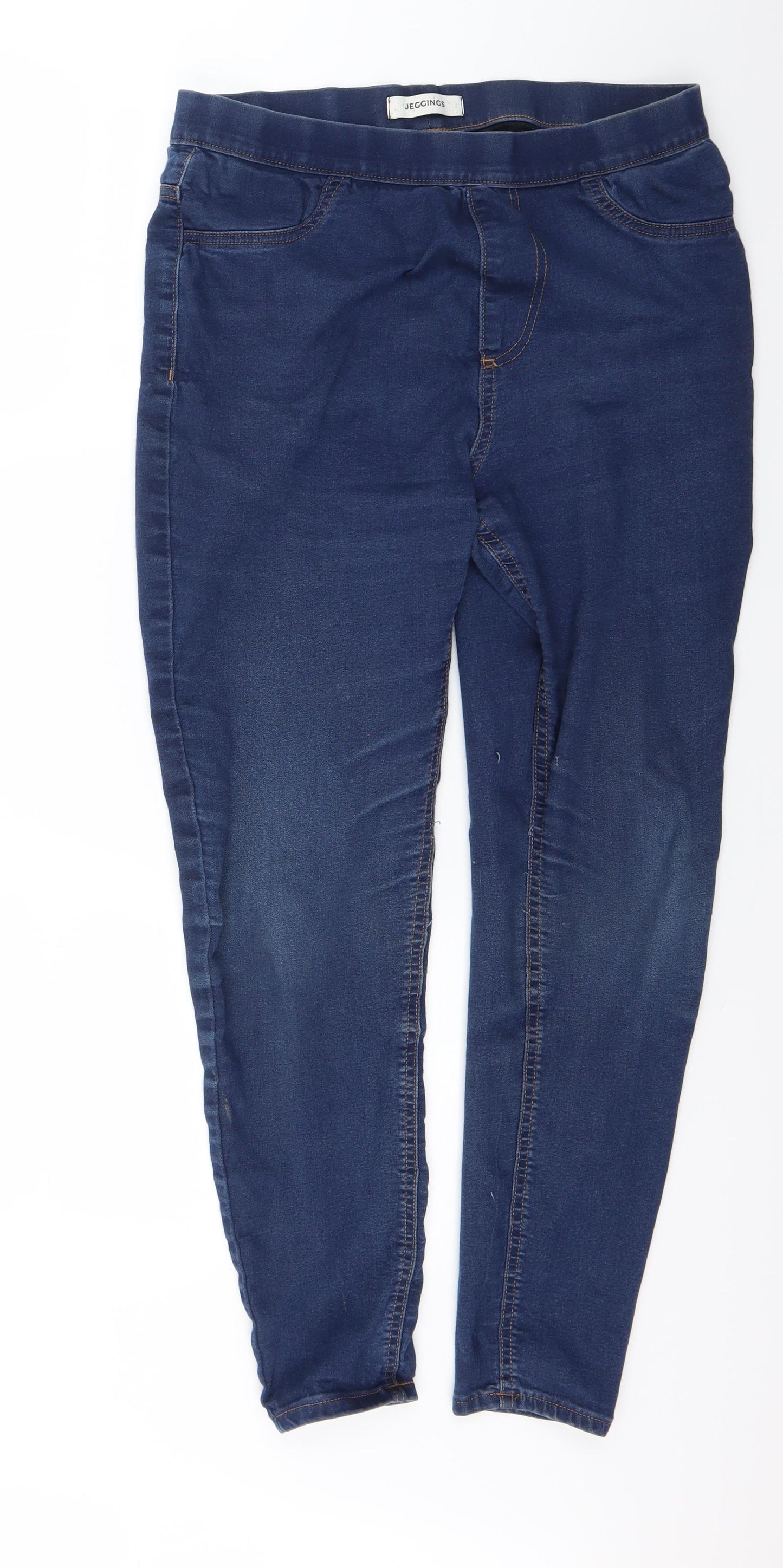 Marks and Spencer Womens Blue  Denim Jegging Jeans Size 14 L27 in