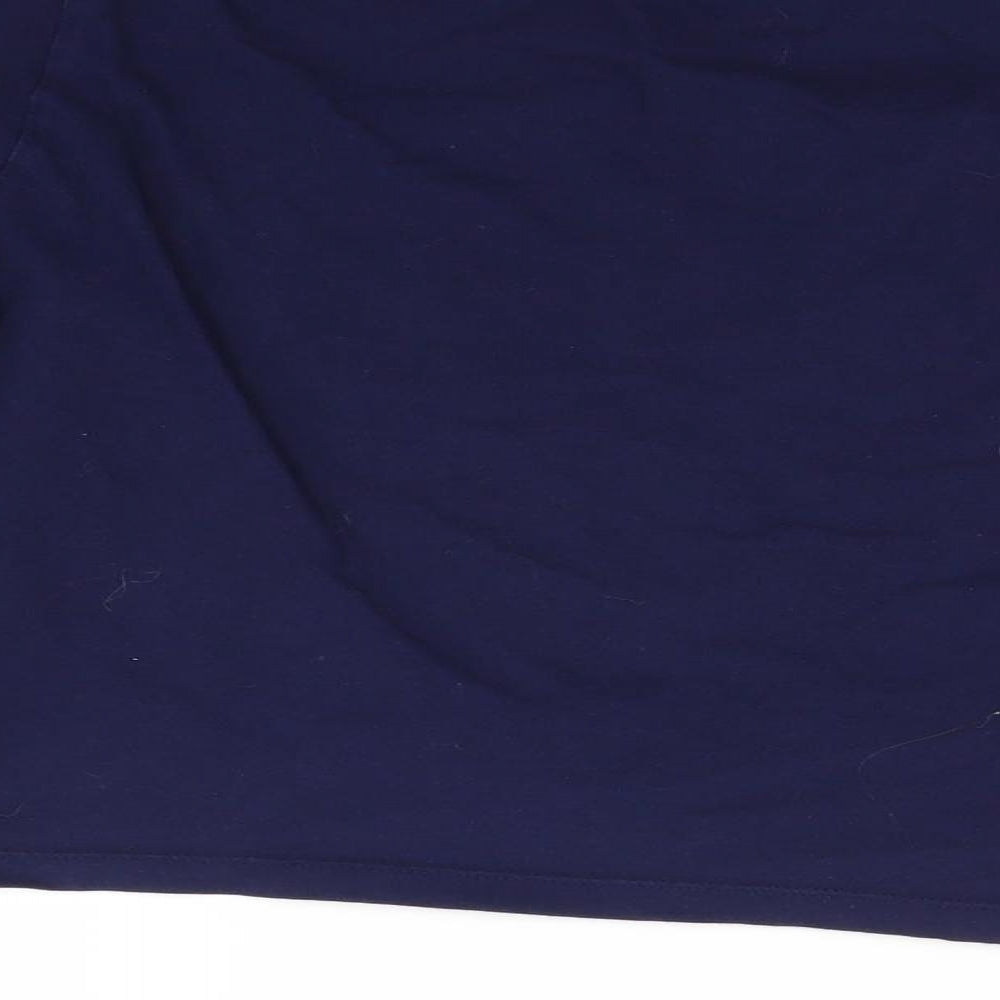 Primark Womens Blue Solid  Top Pyjama Top Size L  - Friends Central Perk