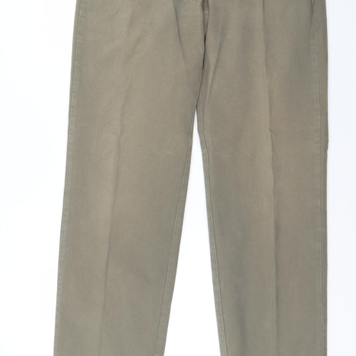 Nautica Mens Green   Chino Trousers Size 34 L33 in