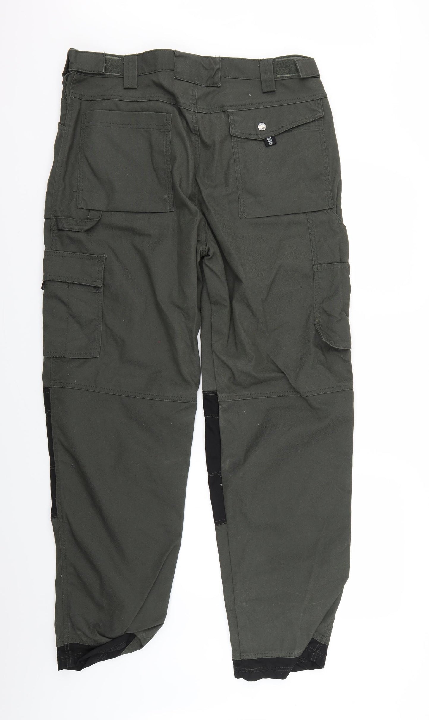 Dickies Mens Green  Denim Cargo Trousers Size 36 L30 in - Work wear