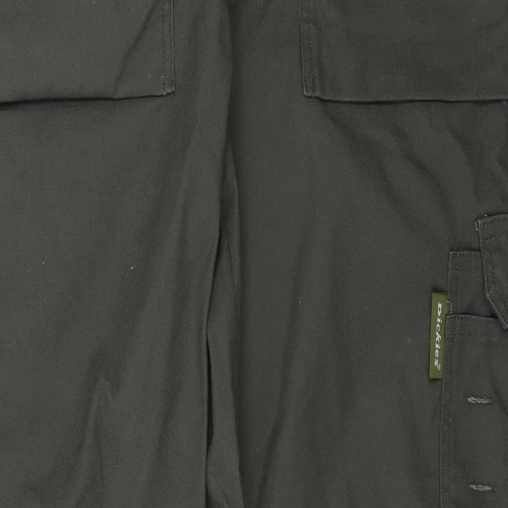 Dickies Mens Green  Denim Cargo Trousers Size 36 L30 in - Work wear