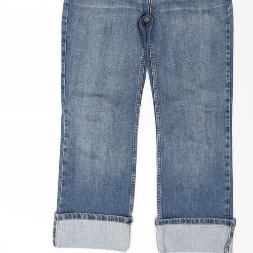 asis Womens Blue  Denim Cropped Jeans Size 10 L23 in