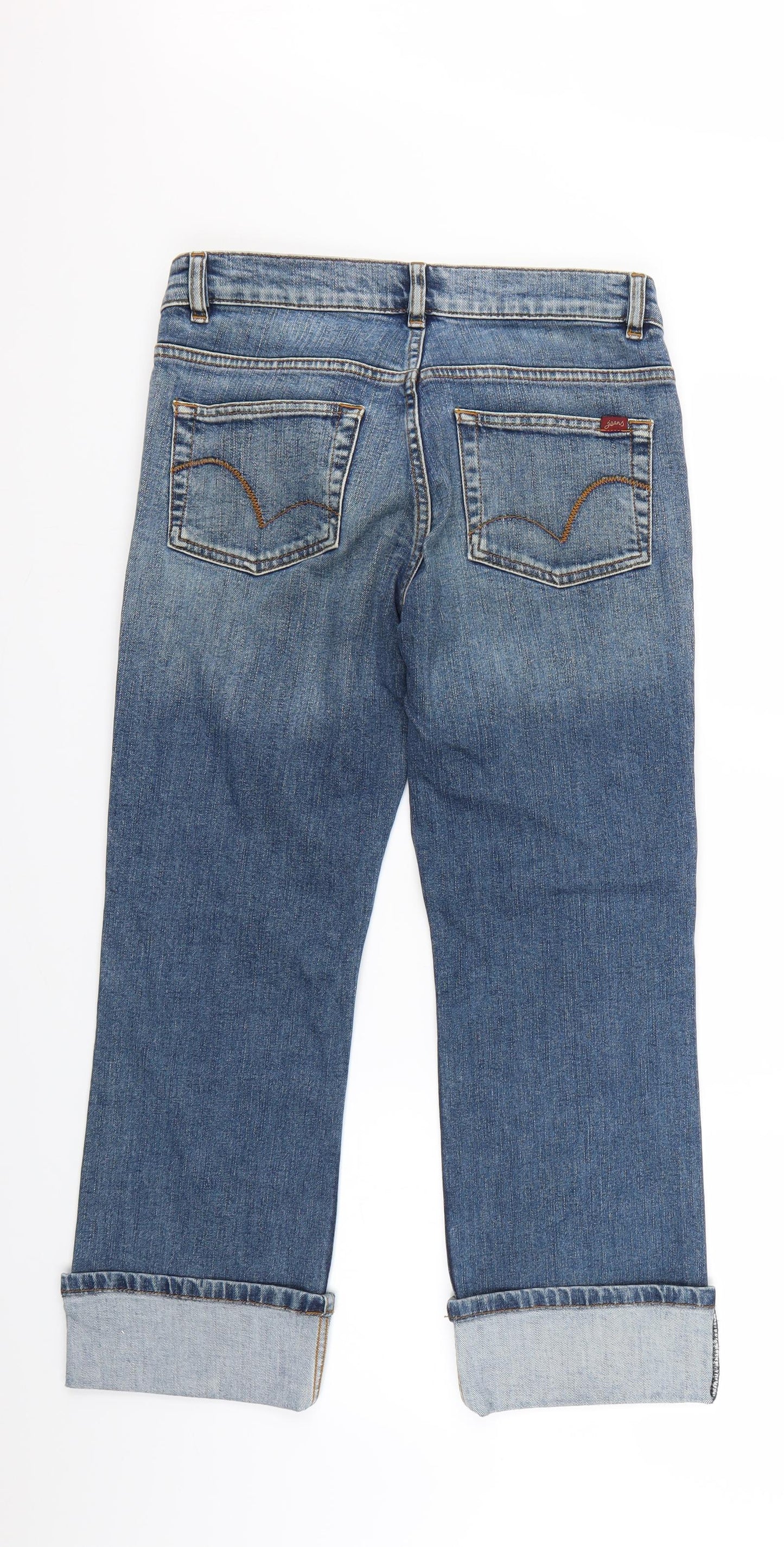 asis Womens Blue  Denim Cropped Jeans Size 10 L23 in