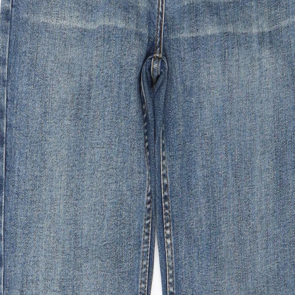 asis Womens Blue  Denim Cropped Jeans Size 10 L23 in