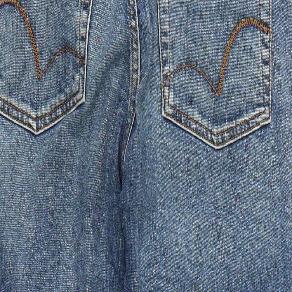 asis Womens Blue  Denim Cropped Jeans Size 10 L23 in