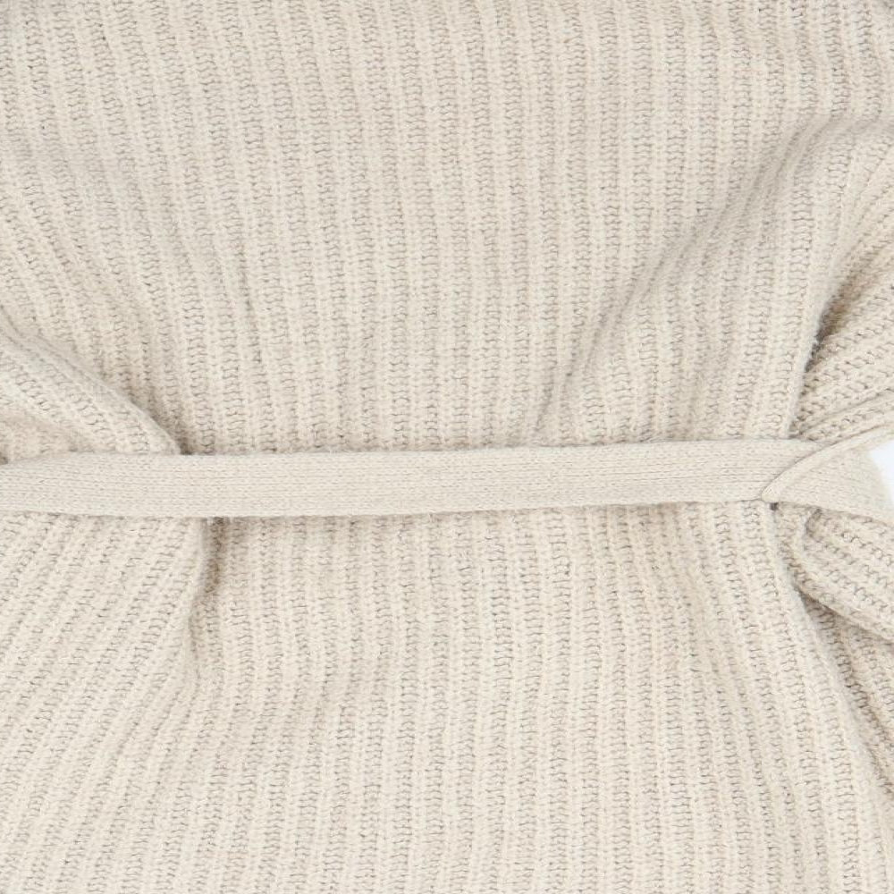 Primark Womens Beige  Knit Cardigan Jumper Size S