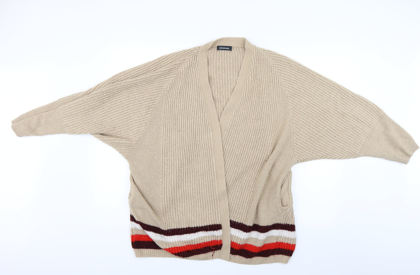 Kaleiderscope Womens Beige   Cardigan Jumper Size 18