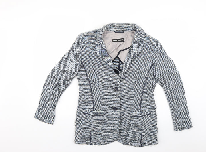 Gerry Weber Womens Blue Jacket Size L