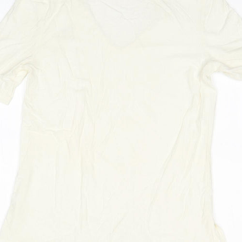 F&F Womens White   Basic T-Shirt Size 8