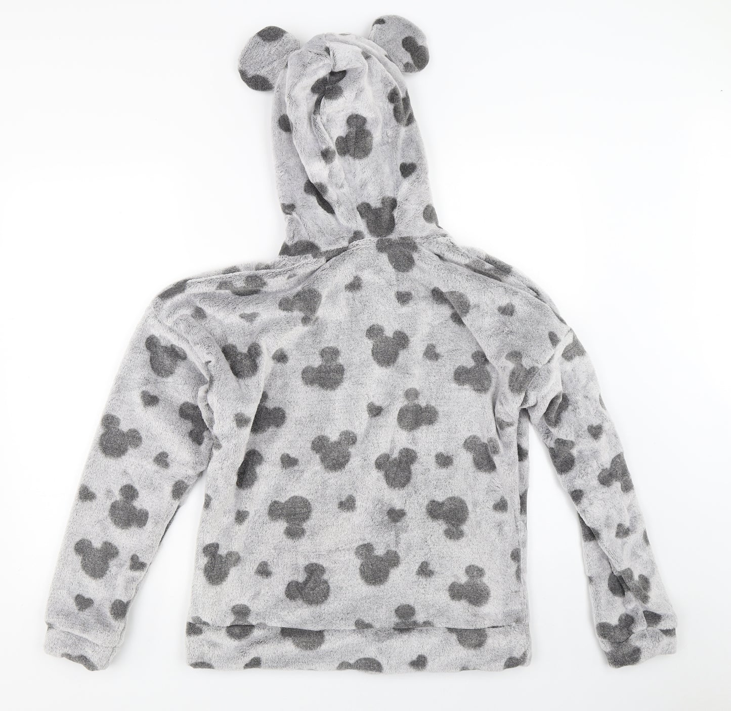 Marks and Spencer Womens Grey   Full Zip Hoodie Size M  - Mickey mouse