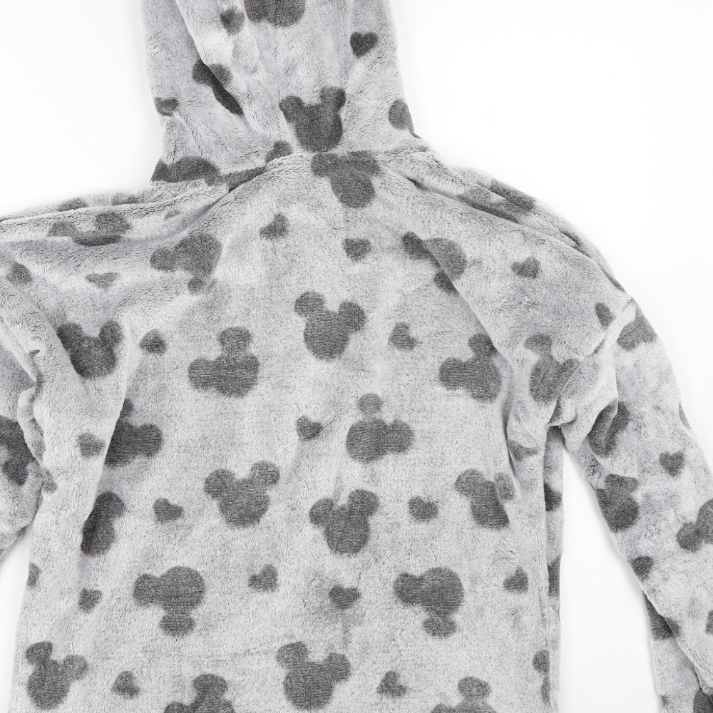 Marks and Spencer Womens Grey   Full Zip Hoodie Size M  - Mickey mouse