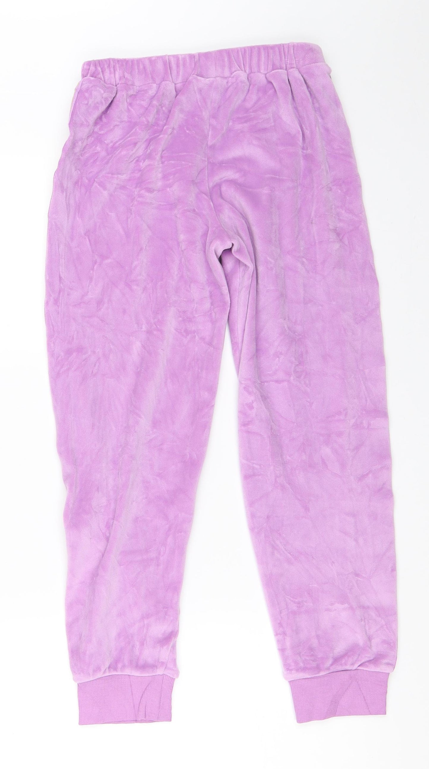 Marks and Spencer Girls Purple   Jogger Trousers Size 9-10 Years