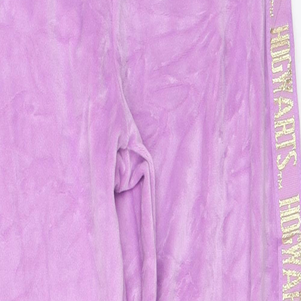 Marks and Spencer Girls Purple   Jogger Trousers Size 9-10 Years
