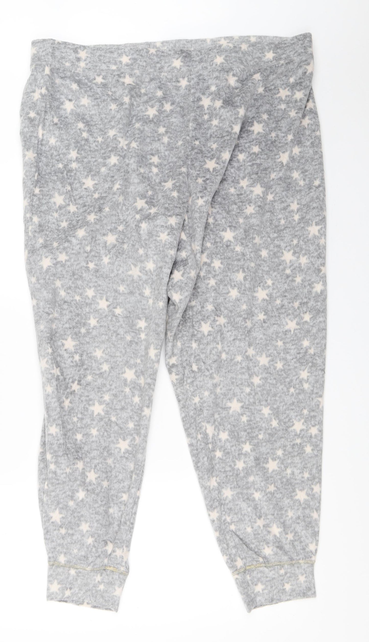 Marks and Spencer Womens Grey Solid  Top Pyjama Pants Size XL