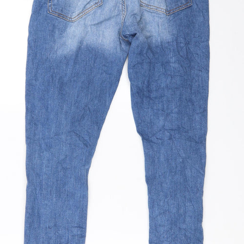 Primark Womens Blue  Denim Skinny Jeans Size 12 L28 in