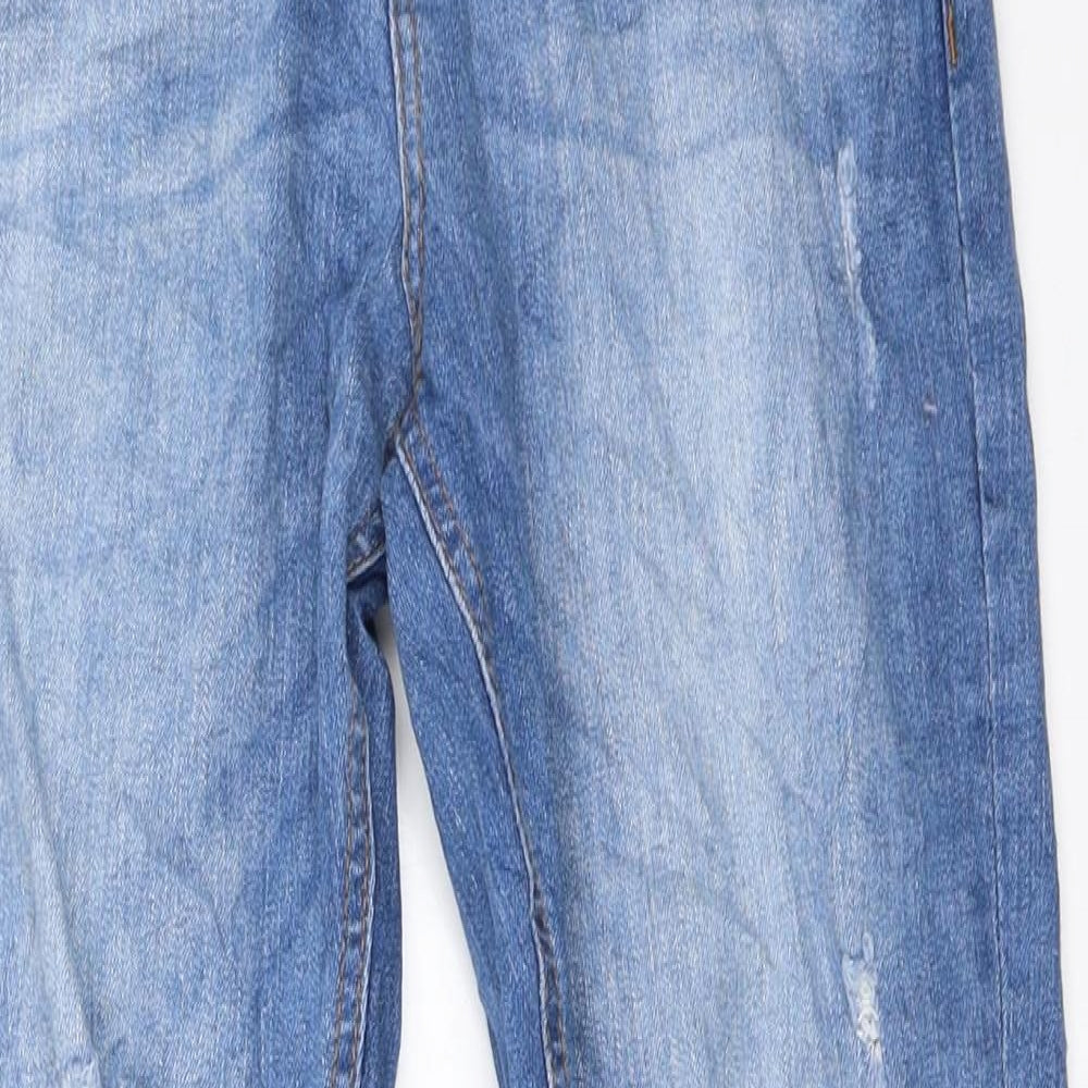 Primark Womens Blue  Denim Skinny Jeans Size 12 L28 in